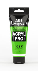 acrylic paint art kompozit, 75ml, 60 professional artist colours yellow green