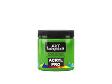 Load image into Gallery viewer, acrylic paint art kompozit, 430ml, professional artist colours yellow green
