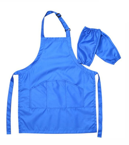 apron for children with sleeves, several colors available, machine washable