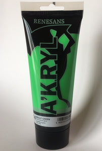 acrylic paint renesans a´kryl 200 ml bright green