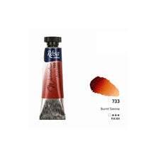 Load image into Gallery viewer, watercolour paint tubes 10ml, professional rosa gallery, clear &amp; vibrant colors burnt sienna
