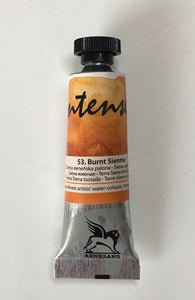 renesans intense-water watercolours tube 15 ml burnt sienna