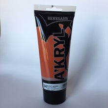Load image into Gallery viewer, acrylic paint renesans a´kryl 200 ml burnt sienna

