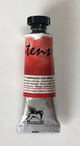renesans intense-water watercolours tube 15 ml cadmium red deep