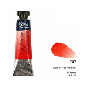 watercolour paint tubes 10ml, professional rosa gallery, clear & vibrant colors cadmium red medium