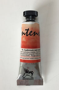 renesans intense-water watercolours tube 15 ml cadmium red medium