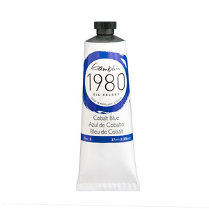 gamblin 1980 oil colors 37ml tubes cobalt blue #5
