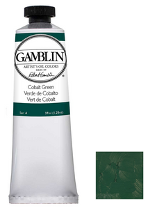 gamblin artist grade oil colors 37ml tubes cobalt green #4