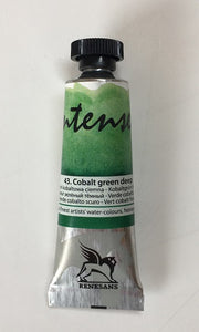 renesans intense-water watercolours tube 15 ml cobalt green deep