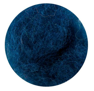 wool felting, roving, needle, natural fibers, rosa talent, 33 colours, 10 grams dark turquoise