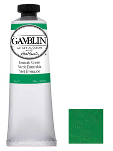 gamblin artist grade oil colors 37ml tubes emerald green #2