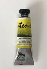 Load image into Gallery viewer, renesans intense-water watercolours tube 15 ml golden green
