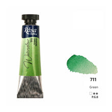 Load image into Gallery viewer, watercolour paint tubes 10ml, professional rosa gallery, clear &amp; vibrant colors green
