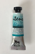 Load image into Gallery viewer, renesans intense-water watercolours tube 15 ml helio turquoise
