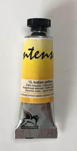 renesans intense-water watercolours tube 15 ml indian yellow
