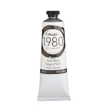 Load image into Gallery viewer, gamblin 1980 oil colors 37ml tubes ivory black #1
