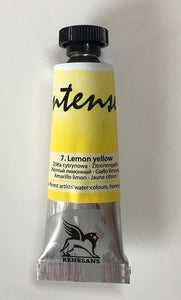 renesans intense-water watercolours tube 15 ml lemon yellow