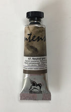 Load image into Gallery viewer, renesans intense-water watercolours tube 15 ml neutral grey
