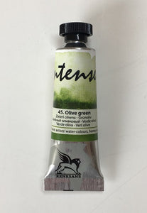 renesans intense-water watercolours tube 15 ml olive green