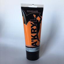 Load image into Gallery viewer, acrylic paint renesans a´kryl 200 ml orange yellow
