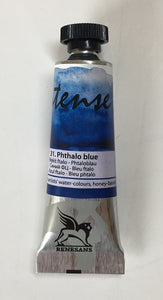 renesans intense-water watercolours tube 15 ml phthalo blue