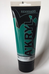 acrylic paint renesans a´kryl 200 ml phthalo green