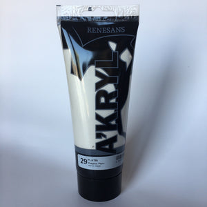 acrylic paint renesans a´kryl 200 ml platin