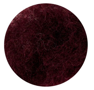 wool felting, roving, needle, natural fibers, rosa talent, 33 colours, 10 grams plum