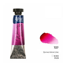 Load image into Gallery viewer, watercolour paint tubes 10ml, professional rosa gallery, clear &amp; vibrant colors quinacridone lilac
