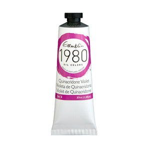gamblin 1980 oil colors 37ml tubes quinacridone violet #3
