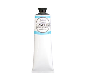 gamblin artist grade oil colors 150ml tubes radiant turquoise