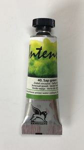 renesans intense-water watercolours tube 15 ml sap green
