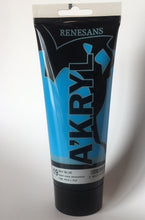 Load image into Gallery viewer, acrylic paint renesans a´kryl 200 ml sky blue
