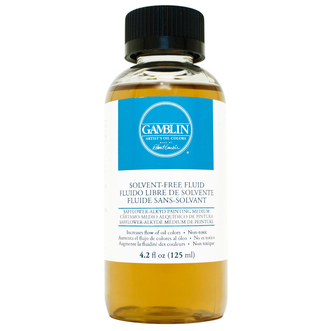 gamblin solvent free fluid medium 4.2fl oz (125ml)