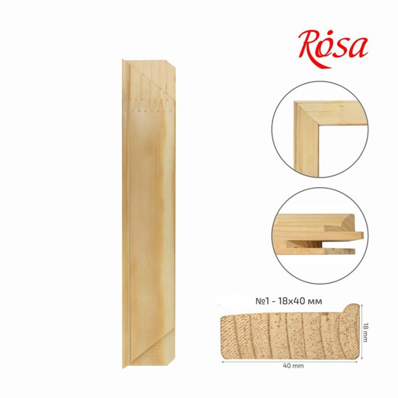 stretcher bars, canvas stretcher bars, pine wood 18 x 40 mm thick, best quality