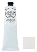 Load image into Gallery viewer, gamblin artist grade oil colors 150ml tubes titanium zinc white
