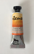 Load image into Gallery viewer, renesans intense-water watercolours tube 15 ml transparent gold ochre
