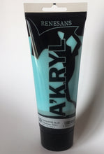 Load image into Gallery viewer, acrylic paint renesans a´kryl 200 ml turquoise blue
