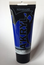 Load image into Gallery viewer, acrylic paint renesans a´kryl 200 ml ultramarine
